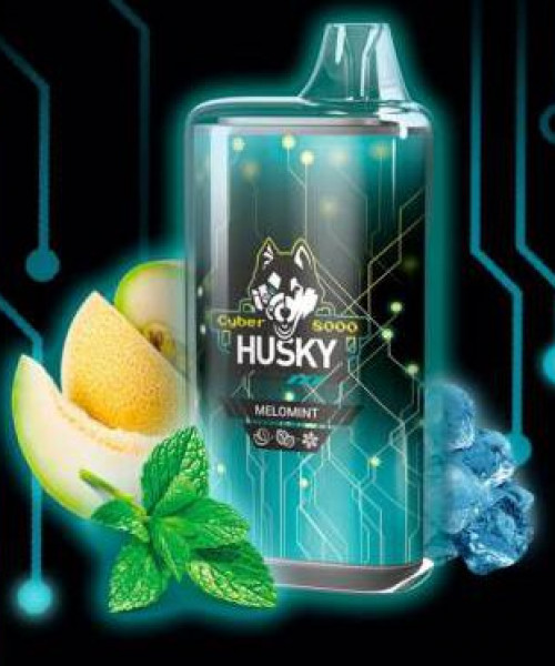Электронная сигарета Husky Airmax - Melomint (Медовая дыня, перечная мята, лед), 8000 затяжек