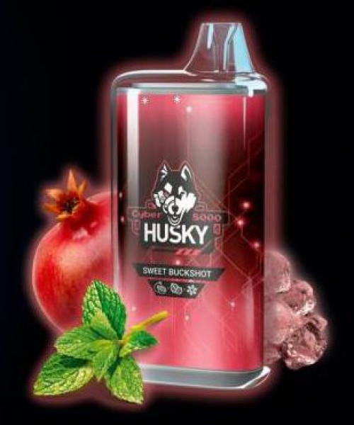 Электронная сигарета Husky Airmax - Milk Sweet buckshot (Гранат, перечная мята, лед), 8000 затяжек