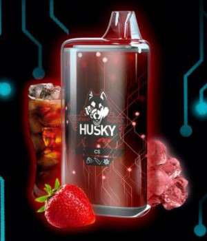 Электронная сигарета Husky Airmax - CS (Клубника, кола, лед), 8000 затяжек