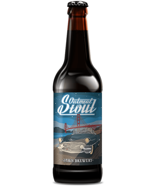 Пиво Jaws - Oatmeal Stout, 0.5л, 5.2%