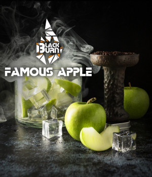 BlackBurn  25 г -  Famous Apple (Зеленое яблоко лед)