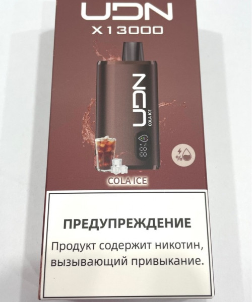Электронная сигарета UDN X -  Cola Ice, 13000 затяжек