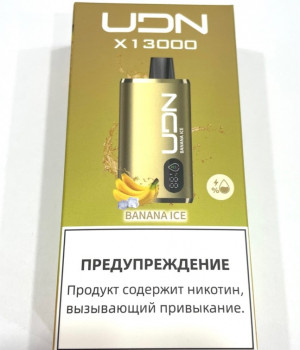 Электронная сигарета UDN X - Banana Ice, 13000 затяжек