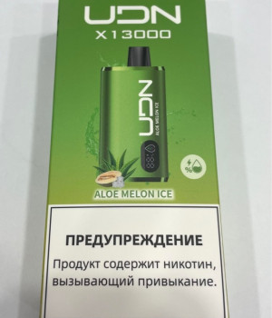 Электронная сигарета UDN X -  Aloe Melon Ice, 13000 затяжек