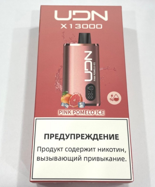 Электронная сигарета UDN X -  Pink Pomelo Ice, 13000 затяжек
