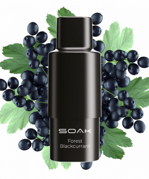 Картридж SOAK Q - Forest Blackcurrant (Лесная Черная Смородина), 1500 затяжек