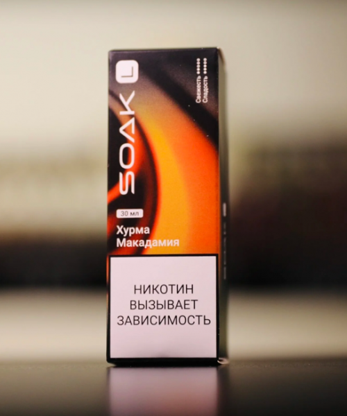 Жидкость SOAK L 30 мл 20 мг - Persimmon Macadamia (Хурма Макадамия)