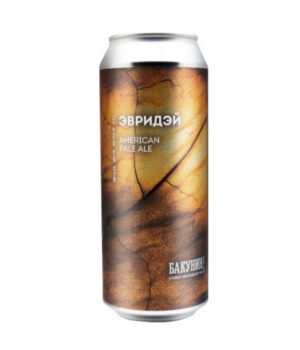 Пиво Бакунин - Эвридей APA, 0.5л, 5.2%