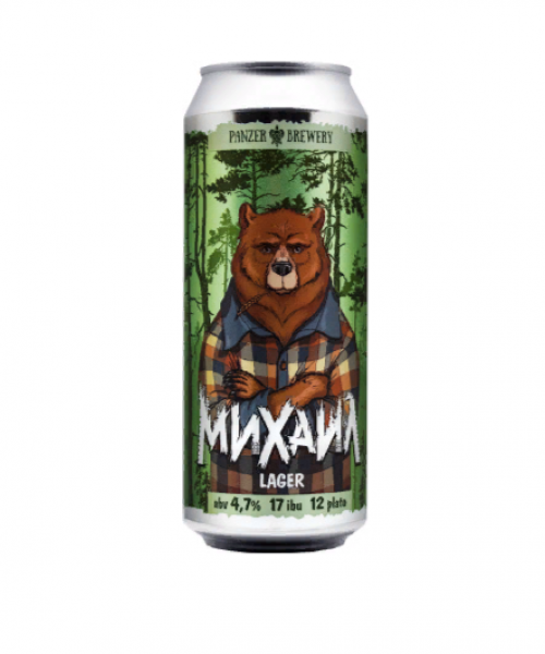 Пиво Panzer - Mikhail, 0.5л, 4.7%