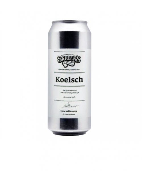 Пиво Saldens - Koelsch, 0.5л, 5.2%