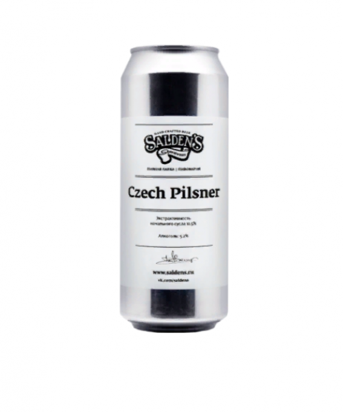 Пиво Saldens - Czech Pilsner, 0.5л, 5.5%