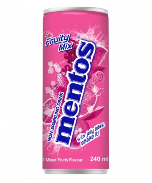 Напиток Mentos - Fruity Mix (Фруктовый микс), 0.240л