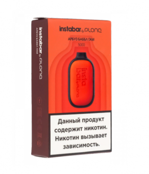 Электронная Сигарета PLONQ - Арбуз Баббл Гам, 5000 затяжек