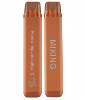 Электронная сигарета Miking - Манго Персик Арбуз, 1500 затяжек