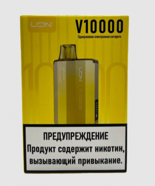 Электронная сигарета UDN V - Banana Coconut, 10000 затяжек