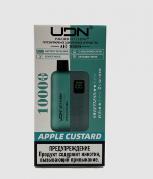 Электронная сигарета UDN Aio -  Apple Custard, 10000 затяжек