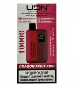 Электронная сигарета UDN Aio - Dragon  Fruit Kiwi, 10000 затяжек