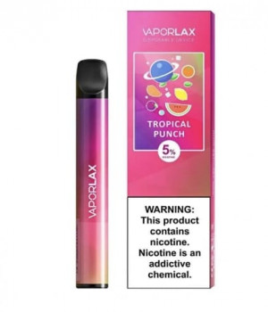 Электронная сигарета Vaporlax - Tropical Punch (Мультифрукт), 800 затяжек