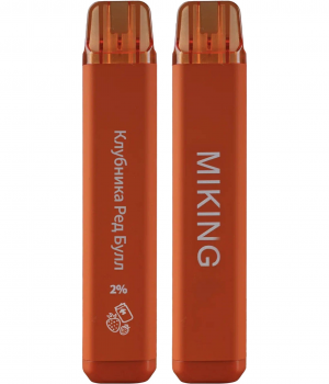 Электронная сигарета Miking - Клубника Ред Булл , 1500 затяжек
