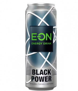 Энергетический напиток EON - Black Power (Классический), 0.45 л