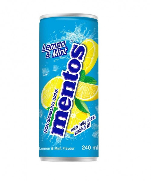 Напиток Mentos - Lemon Mint (Лимон, мята), 0.240л