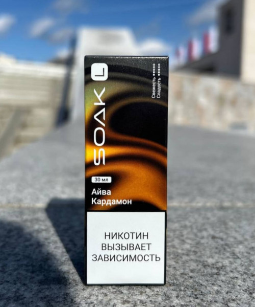 Жидкость SOAK L 30 мл 20 мг - Quince Cardamon (Айва Кардамон)