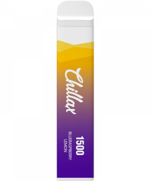 Электронная сигарета Chillax x3s - Голубая малина лимон , 1500 затяжек