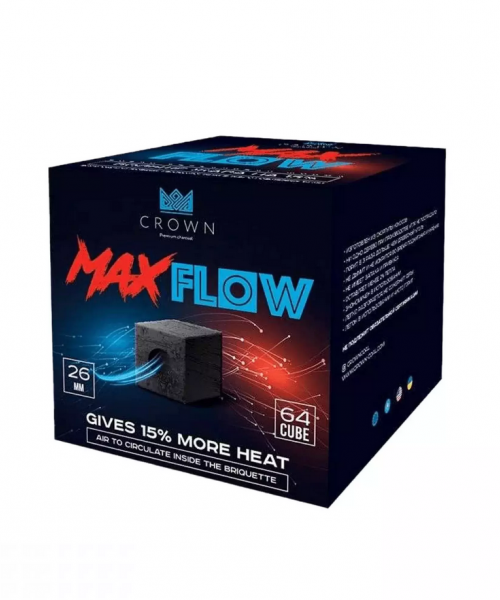 Уголь Crown Maxflow - 64 шт