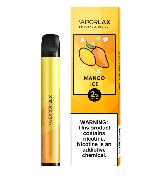 Электронная сигарета Vaporlax - Mango Ice (Ледяной манго), 800 затяжек