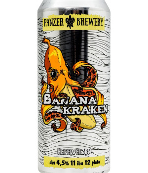 Пиво Panzer - Banana Kraken, 0.5л, 4.5%