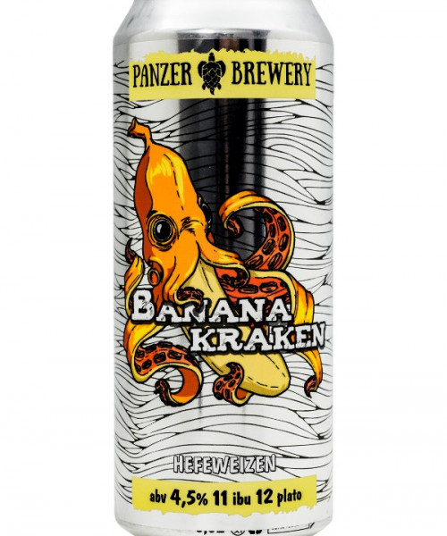 Пиво Panzer - Banana Kraken, 0.5л, 4.5%