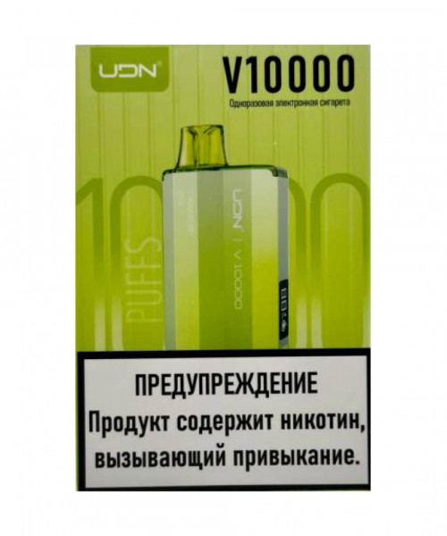Электронная сигарета UDN Aio - Strawberry Kiwi, 10000 затяжек