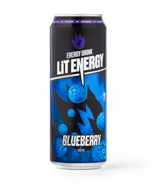 Энергетический напиток Lit Energy - Blueberry, 0.45л