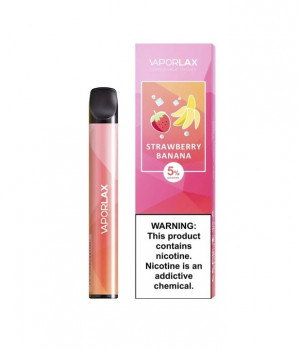 Электронная сигарета Vaporlax - Strawberry Banana (Клубника-Банан), 800 затяжек