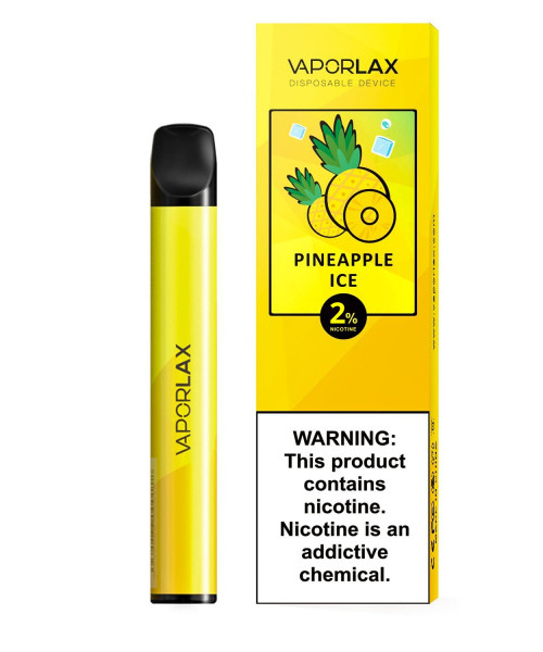 Электронная сигарета Vaporlax - Pineapple ice (Ледяной ананас), 800 затяжек