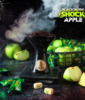 BlackBurn  25 г -  Apple Shock (Кислое зеленое яблоко)