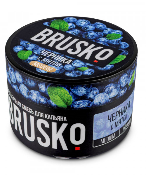 Brusko 50 г - Черника с мятой