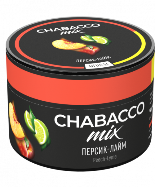 Chabacco Mix 50 г - Peach-Lime (Персик-лайм)