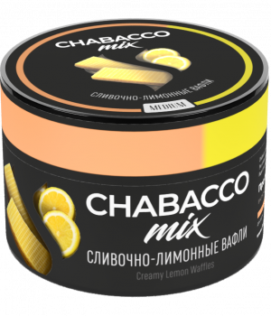Chabacco Mix 50 г - Creamy lemon waffles (Лимонные вафли)