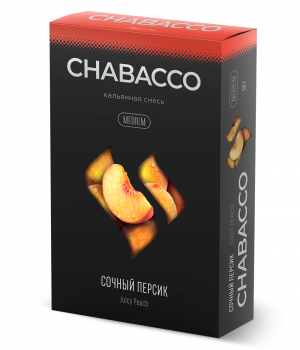 Chabacco 50 г - Juicy Peach (Сочный персик). Акция!