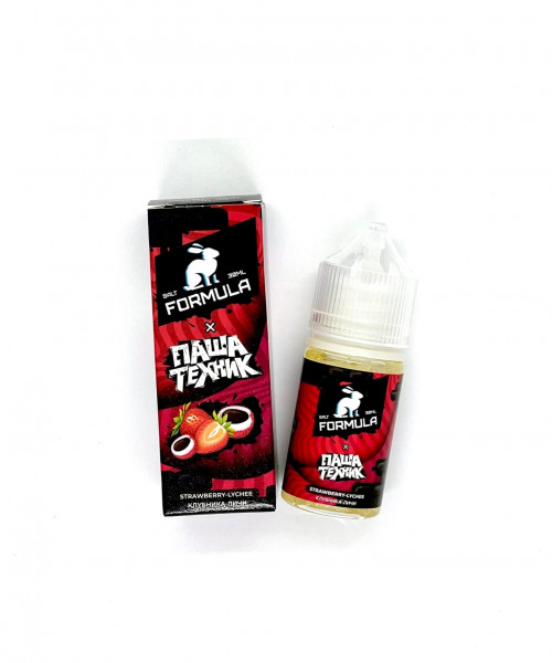 Жидкость Formula X Паша Техник 30мл 20 мг - Strawberry- Lychee (Клубника-Личи)