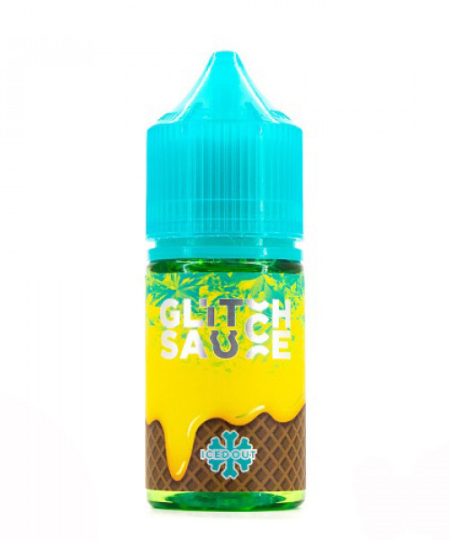 Жидкость Glitch Sauce Iced Out 30ml 20 мг - Banana (Банановое мороженное)