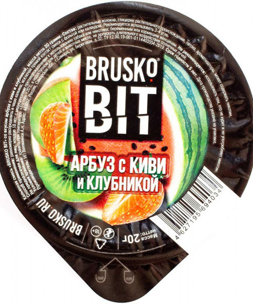 Brusko Bit 20 г - Арбуз с киви и клубникой