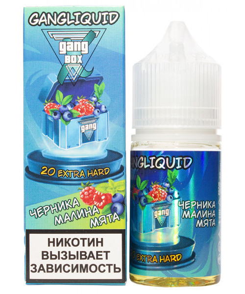 Жидкость Gang Xbox 30 мл 20 мг Hard - Черника Малина Мята