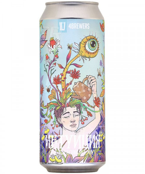 Пивной напиток 4Brewers - Интуиция, 0.5л, 4.5%