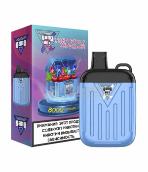 Электронная сигарета Gang Box - Энергетик с черешней, 8000 затяжек