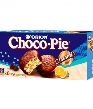 Пирожное Orion Choco Pie - Шоколад и апельсин, 30 г