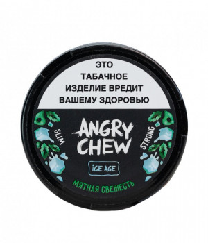 Жевательный табак Angry Chew Slim Strong 12 г - Мятная Свежесть