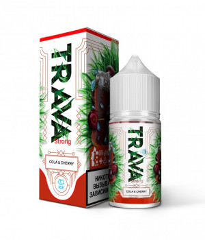 Жидкость Trava 30мл 20мг strong - Кола с вишней (Cola Cherry)