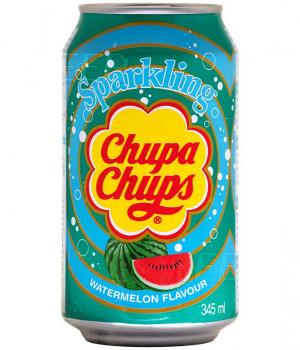 Лимонад Chupa Chups - Watermelon (Арбуз), 0.345л